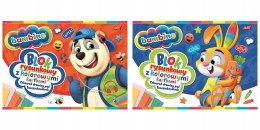 Blok Rysunkowy z Kolorowymi Kartkami Bambino A4 gramatura 80 g/m2