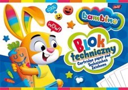Blok Techniczny Bambino A4, 10 Kartek Gramatura 190 g/m2