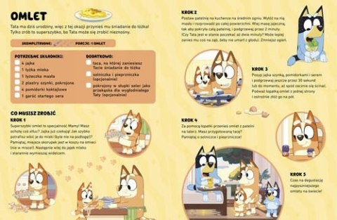 Bluey i Bingo Książka kucharska Wytwornej Restauracji Harperkids