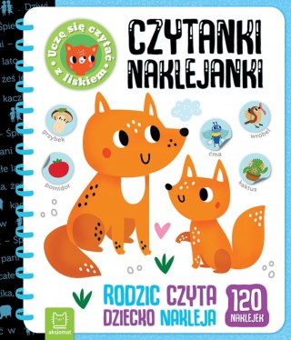 Czytanki-naklejanki Uczę się czytać z liskiem Rodzic czyta Aksjomat
