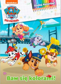Dodaj kolorów 4 Kolorowanka Psi Patrol Malowanka Baw się kolorami!