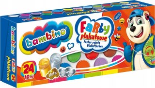 Farby Plakatowe Bambino 24 kolory