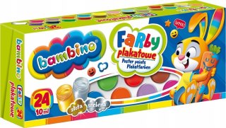 Farby Plakatowe Bambino 24 kolory