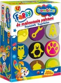Farby do Malowania Palcami Bambino 12 kolorów