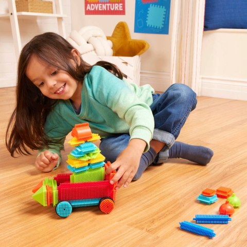 Giętkie Klocki Jeżyki w wiaderku 50 elementów B.Toys BT3068Z