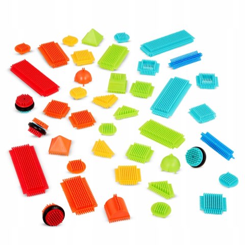 Giętkie Klocki Jeżyki w wiaderku 50 elementów B.Toys BT3068Z