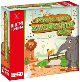 Gra Edukacyjna Kangur Wiem i Umiem Poznajemy zwierzęta 8+