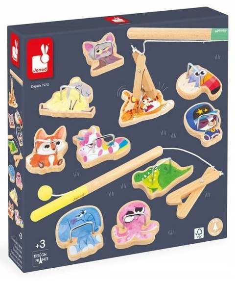 Gra Łowienie Rybek Applepop 3+, Janod J03352