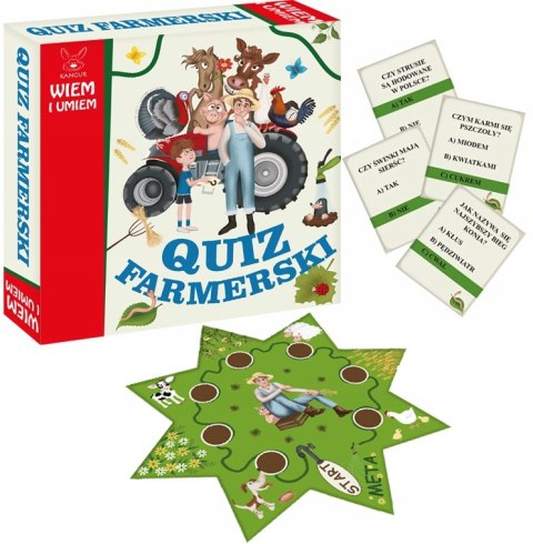 Gra planszowa Kangur Gra Quiz Farmerski Wiem i Umiem
