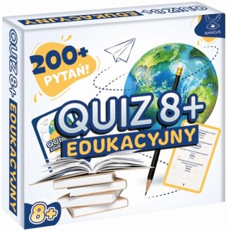 Gra planszowa Kangur Quiz Edukacyjny 8+ 200 Pytań