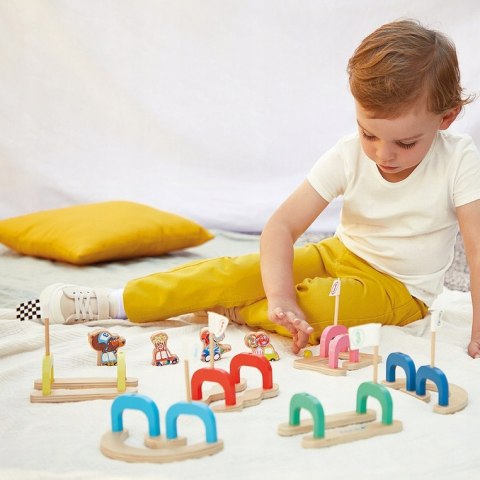 Gra w kulki marmurki Wyścig z przeszkodami Applepop 3+ Janod