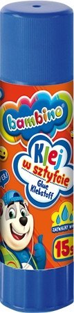 Klej w Sztyfcie Bambino 15 g Szkolny