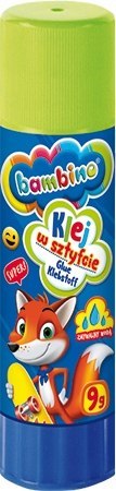 Klej w Sztyfcie Bambino 9 g Szkolny