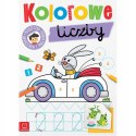 Kolorowe Liczby Edukacyjna Książeczka z Naklejkami Aksjomat