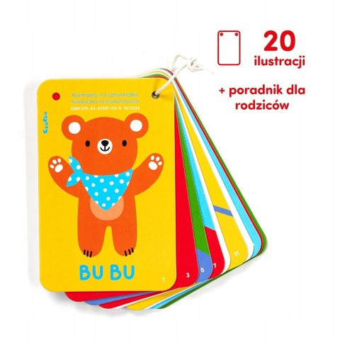 Kontrasty na sznureczku Książeczka dla dzieci 6-9 m+ CzuCzu Czu czu