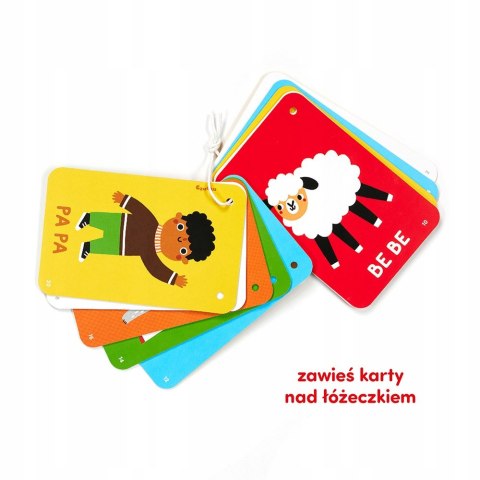 Kontrasty na sznureczku Książeczka dla dzieci 6-9 m+ CzuCzu Czu czu