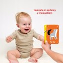 Kontrasty na sznureczku Książeczka dla dzieci 6-9 m+ CzuCzu Czu czu