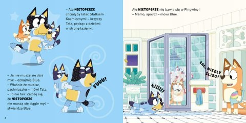 Książeczka Bluey Dobranoc, owocowy nietoperzu Moja czytanka Harperkids