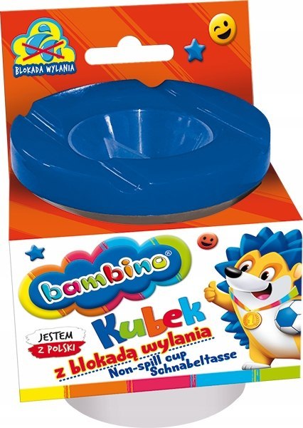 Kubek Bambino z Blokadą Wylania Kubeczek do Farb