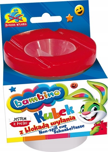 Kubek Bambino z Blokadą Wylania Kubeczek do Farb