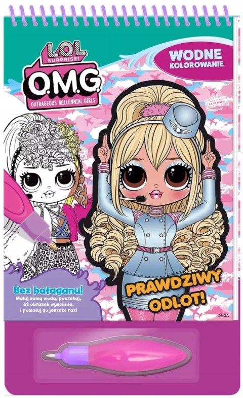 L.O.L. Surprise Wodne kolorowanie Prawdziwy odlot Malowanka Lol