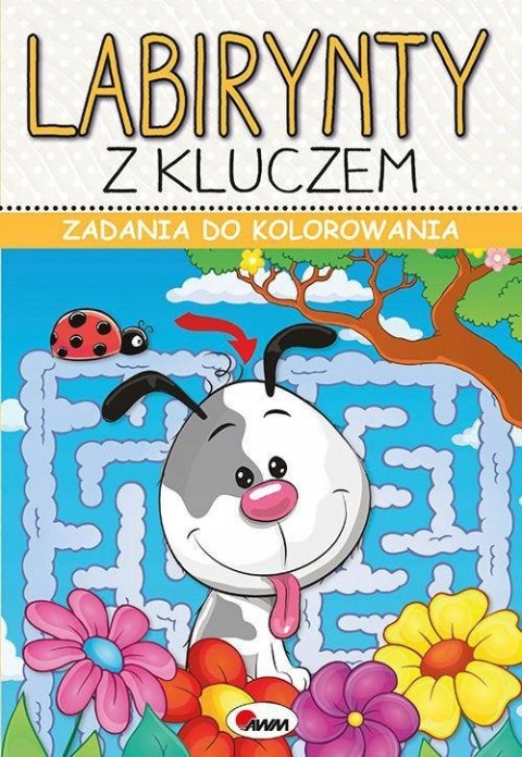 Labirynty z kluczem zadania do Kolorowania