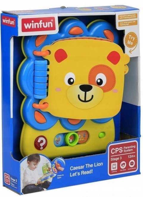 Lwie Zagadki Książeczka Edukacyjna Mówi PL Smily Play