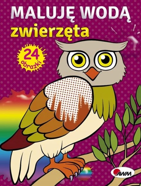 Maluję wodą. Zwierzęta 2 Kolorowanka Wodna