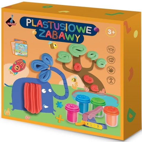 Masa plastyczna Plastusiowe Zabawy z wyciskarką Askato