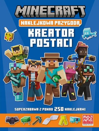 Minecraft Naklejkowa przygoda Kreator postaci Harperkids 250 Naklejek