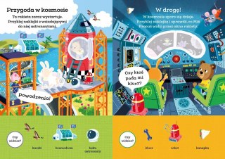 Miś Pracuś Moje pierwsze naklejki Wspaniałe przygody Duże Naklejki