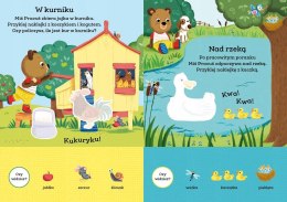 Miś Pracuś Zwierzęta Moje Pierwsze Naklejki Duże Naklejki dla małych rączek