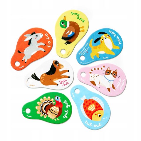 Moje Zwierzątka Książeczka na kółeczku dla dzieci 12 m+ CzuCzu Czu czu