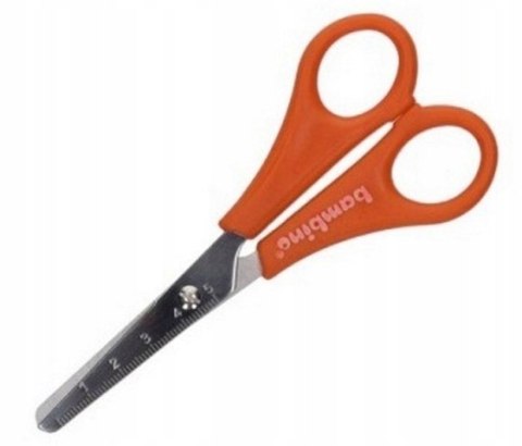 Nożyczki Szkolne z Podziałką Bambino 13,5 cm Pomarańczowe