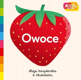 Owoce Moja książeczka z okienkami Akademia mądrego dziecka Harperkids