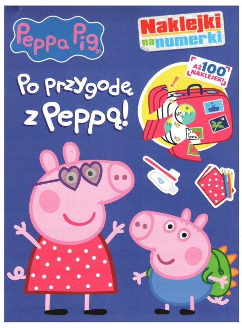 Po przygodę z Peppą! Świnka Peppa Naklejki na numerki