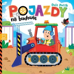 Pojazdy na Budowie Duże Puzzle Książka z Puzzlami Aksjomat Książeczka