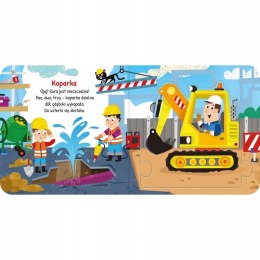 Pojazdy na Budowie Duże Puzzle Książka z Puzzlami Aksjomat Książeczka