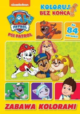 Psi Patrol Koloruj bez końca 2 Zabawa kolorami Kolorowanka