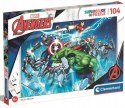 Puzzle 104 elementy Marvel Avengers 25744 Clementoni 6+