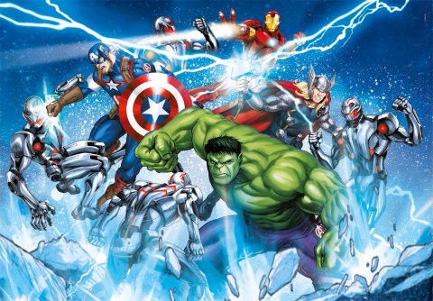 Puzzle 104 elementy Marvel Avengers 25744 Clementoni 6+