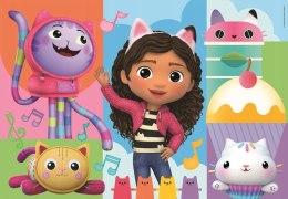 Puzzle Koci Domek Gabi 24804 Super Kolor 2x60 elementów Clementoni 4+