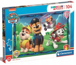 Puzzle Psi Patol 104 elementy 27177 Clementoni Super Kolor 6+