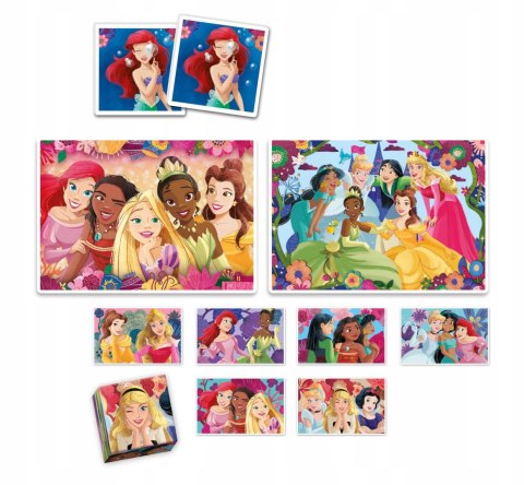 Puzzle Układanka Edukit Memory 4w1 Disney Księżniczki 18297 Clementoni