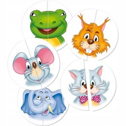 Układanka edukacyjna Połówki i Główki Kukuryku