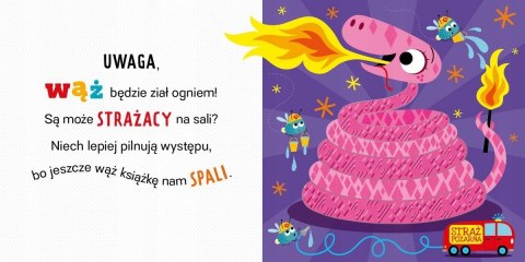 Uwaga, Wąż! Książeczka Sensoryczna Dotykowa Wilga