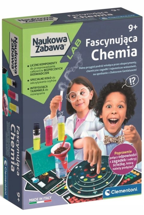 Zestaw Fascynująca Chemia 50699 Laboratorium Clementoni 8+