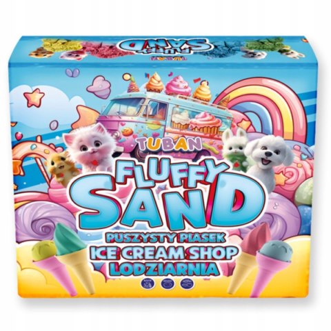 Zestaw Fluffy Sand Puszysty piasek lodziarnia Tuban