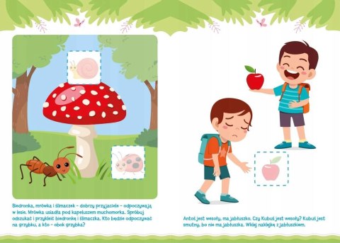 Akademia 2-Latka z Naklejkami Zadania Ćwiczenia Zagadki 2+ Skrzat