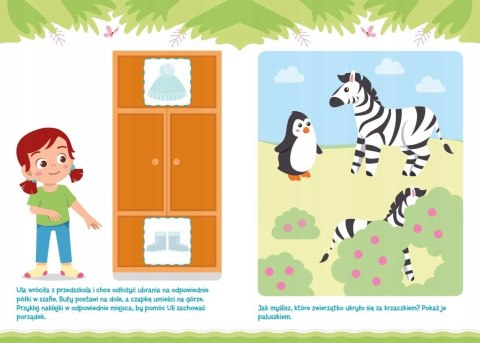 Akademia 2-Latka z Naklejkami Zadania Ćwiczenia Zagadki 2+ Skrzat